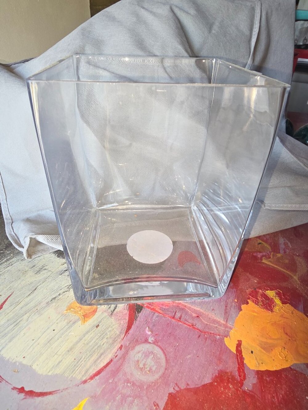 Threshold Glass Vase 6"x6"